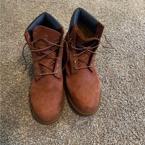 Timberland size 12 boots brownish red